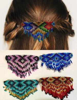 12 PACK Beaded Fringe Hair Clips! Only $5.75 ea!