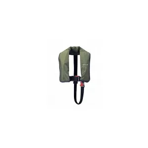 165N ISO Olive Auto LifeJacket With Crotch Strap