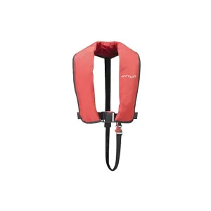 165N ISO Red Manual LifeJacket With Crotch Strap