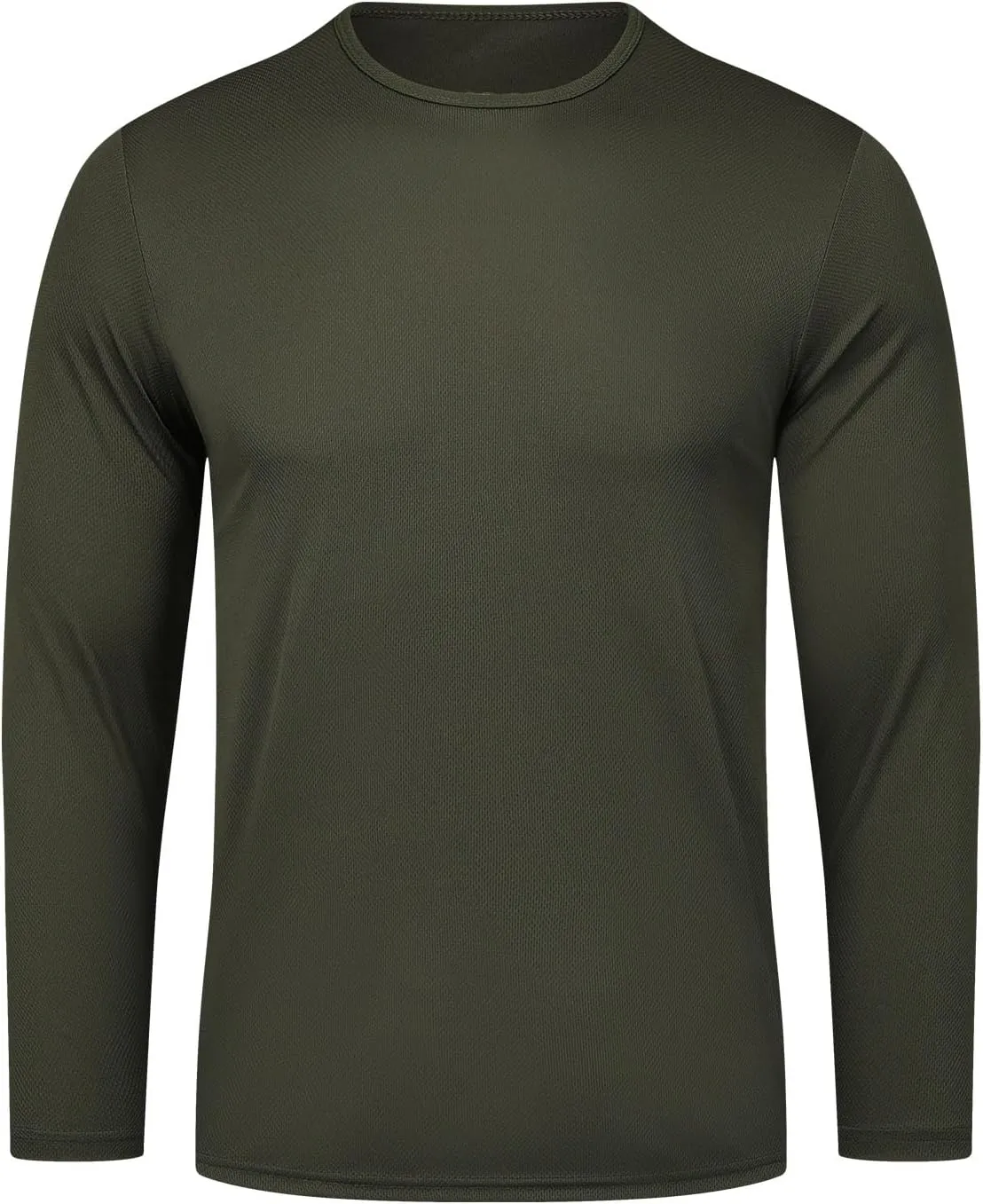 5 Pack Crew Neck T-Shirt Men's Crew T-Shirts Long Sleeve Tees Sports T-Shirt