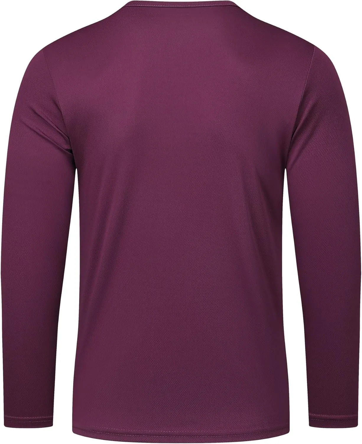 5 Pack Crew Neck T-Shirt Men's Crew T-Shirts Long Sleeve Tees Sports T-Shirt