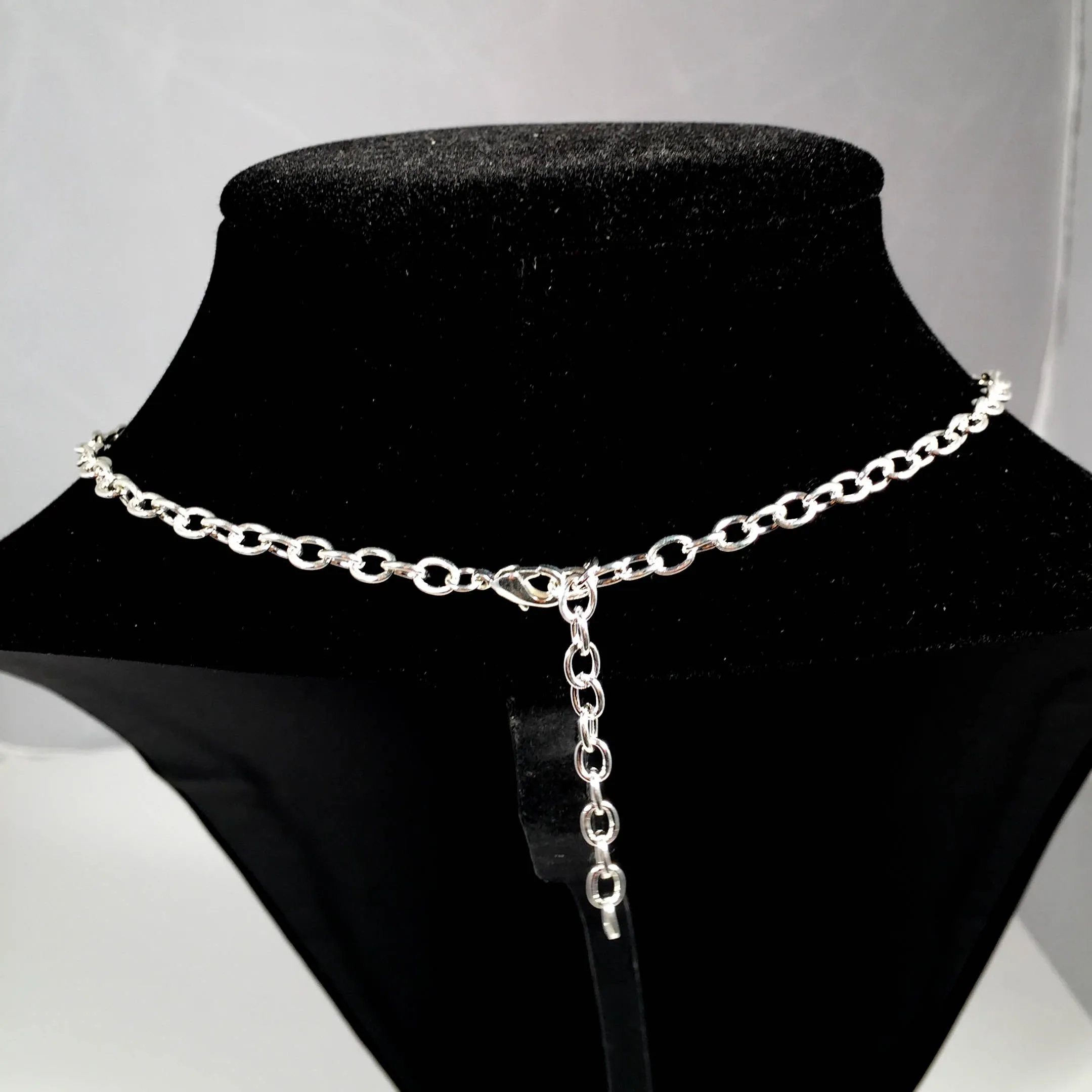 6-Square, Hand-Shaped Squares Necklace