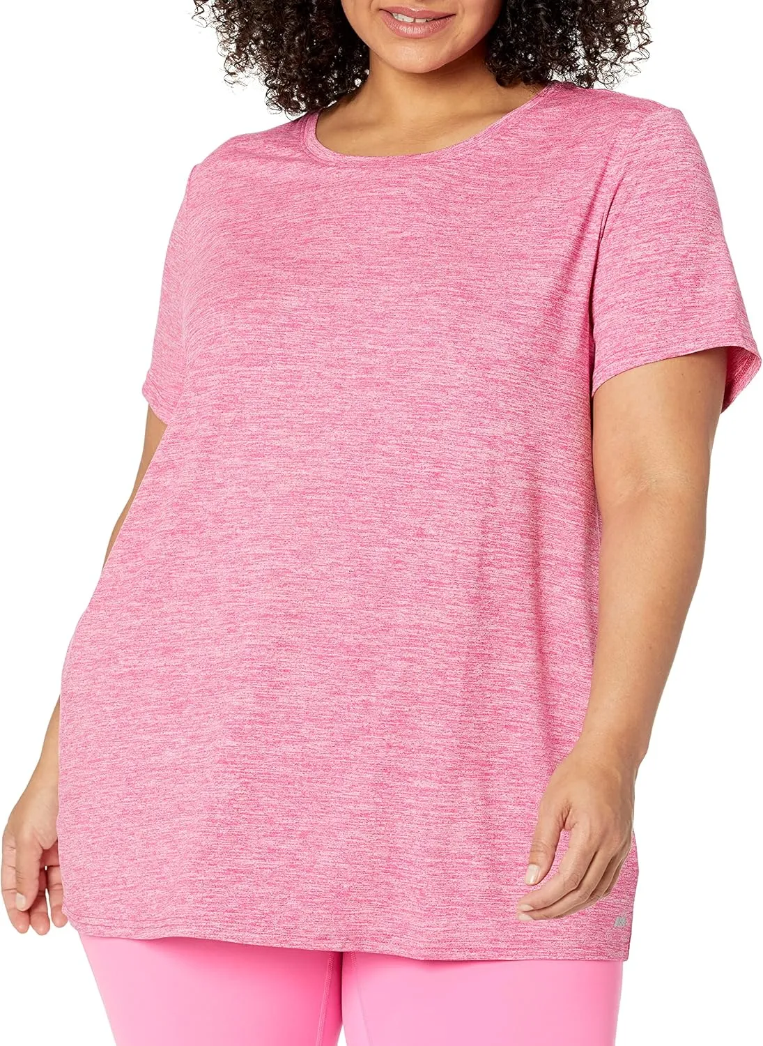 Amazon Essentials Women's Active Quick Dry Tech Stretch Short-Sleeve Crewneck T-Shirt (Available in Plus Size), Multipacks