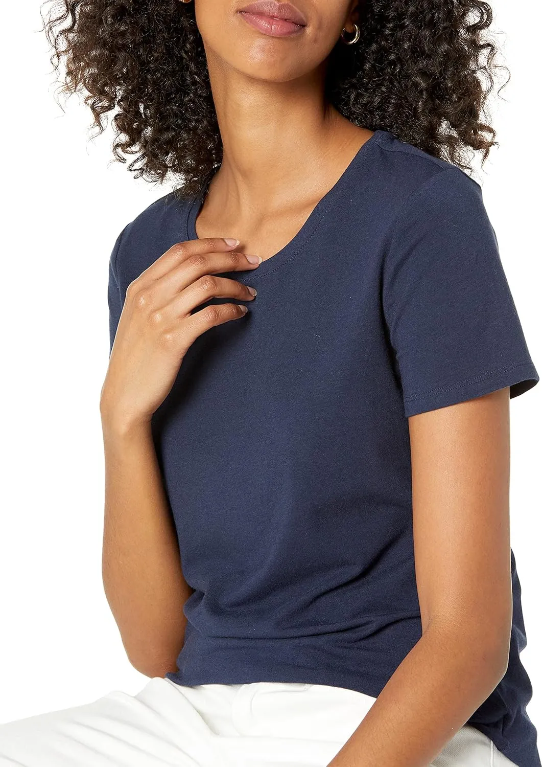 Amazon Essentials Women's Active Quick Dry Tech Stretch Short-Sleeve Crewneck T-Shirt (Available in Plus Size), Multipacks