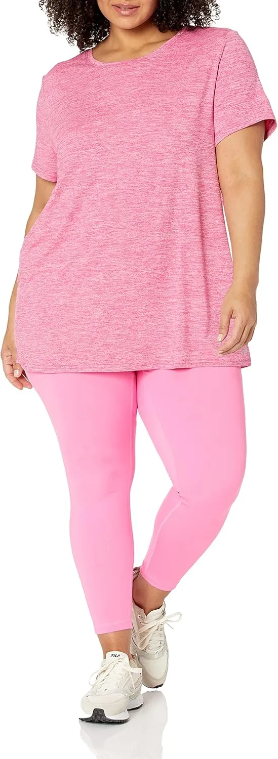 Amazon Essentials Women's Active Quick Dry Tech Stretch Short-Sleeve Crewneck T-Shirt (Available in Plus Size), Multipacks