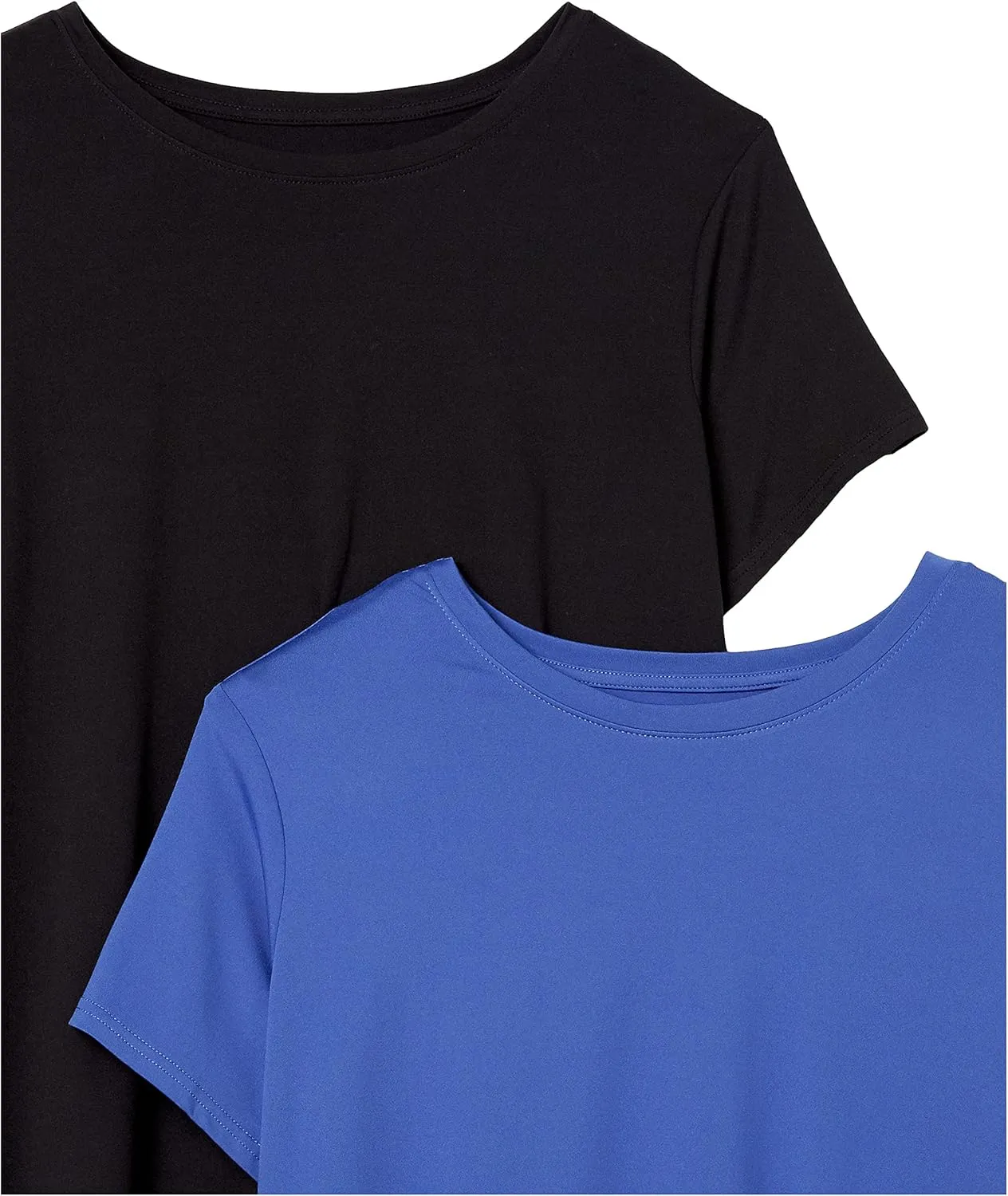 Amazon Essentials Women's Active Quick Dry Tech Stretch Short-Sleeve Crewneck T-Shirt (Available in Plus Size), Multipacks