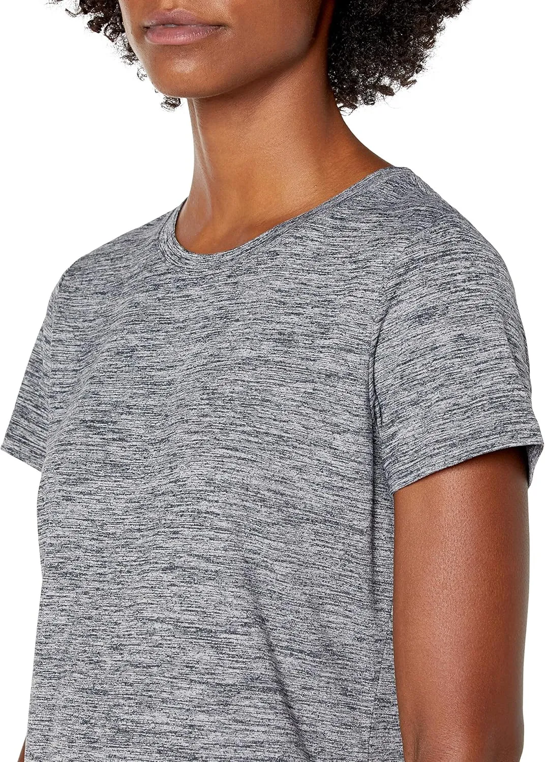 Amazon Essentials Women's Active Quick Dry Tech Stretch Short-Sleeve Crewneck T-Shirt (Available in Plus Size), Multipacks