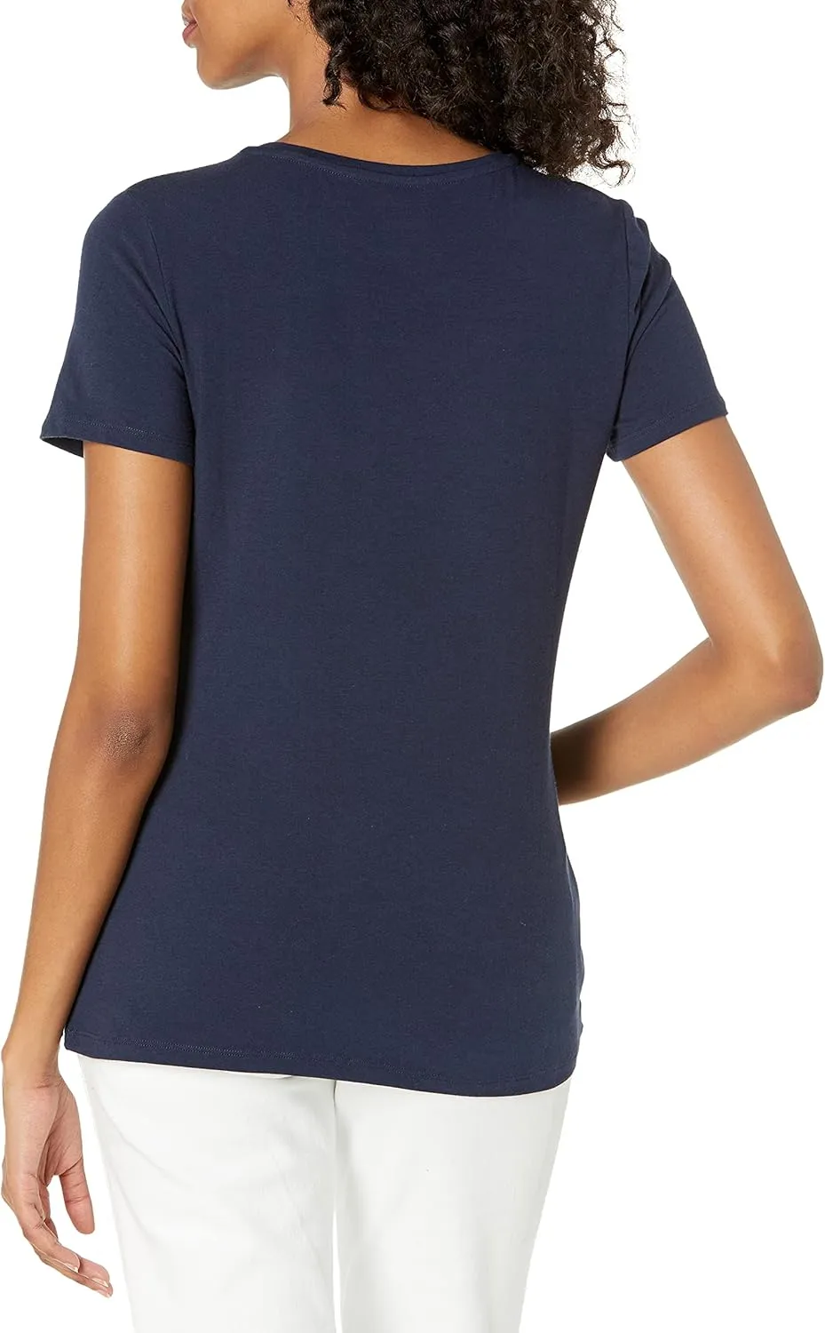 Amazon Essentials Women's Active Quick Dry Tech Stretch Short-Sleeve Crewneck T-Shirt (Available in Plus Size), Multipacks