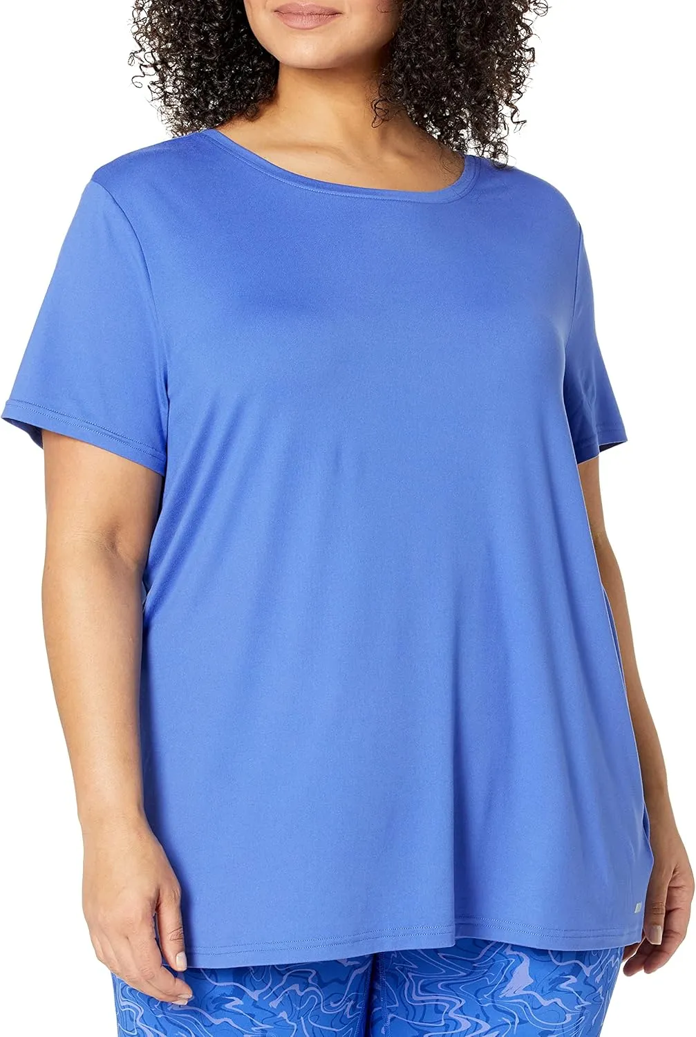 Amazon Essentials Women's Active Quick Dry Tech Stretch Short-Sleeve Crewneck T-Shirt (Available in Plus Size), Multipacks