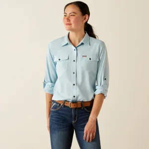 Ariat Women's Rebar Made Tough VentTEK Long Sleeve Button-Down Work Shirt