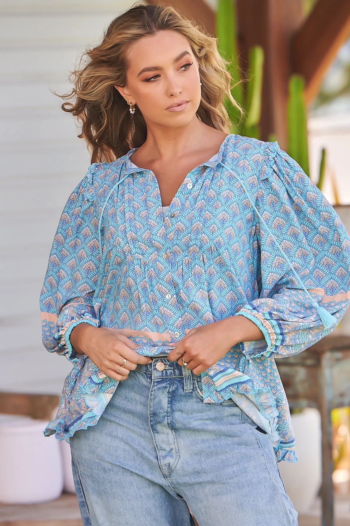 Aries - Sea Eden Blouse