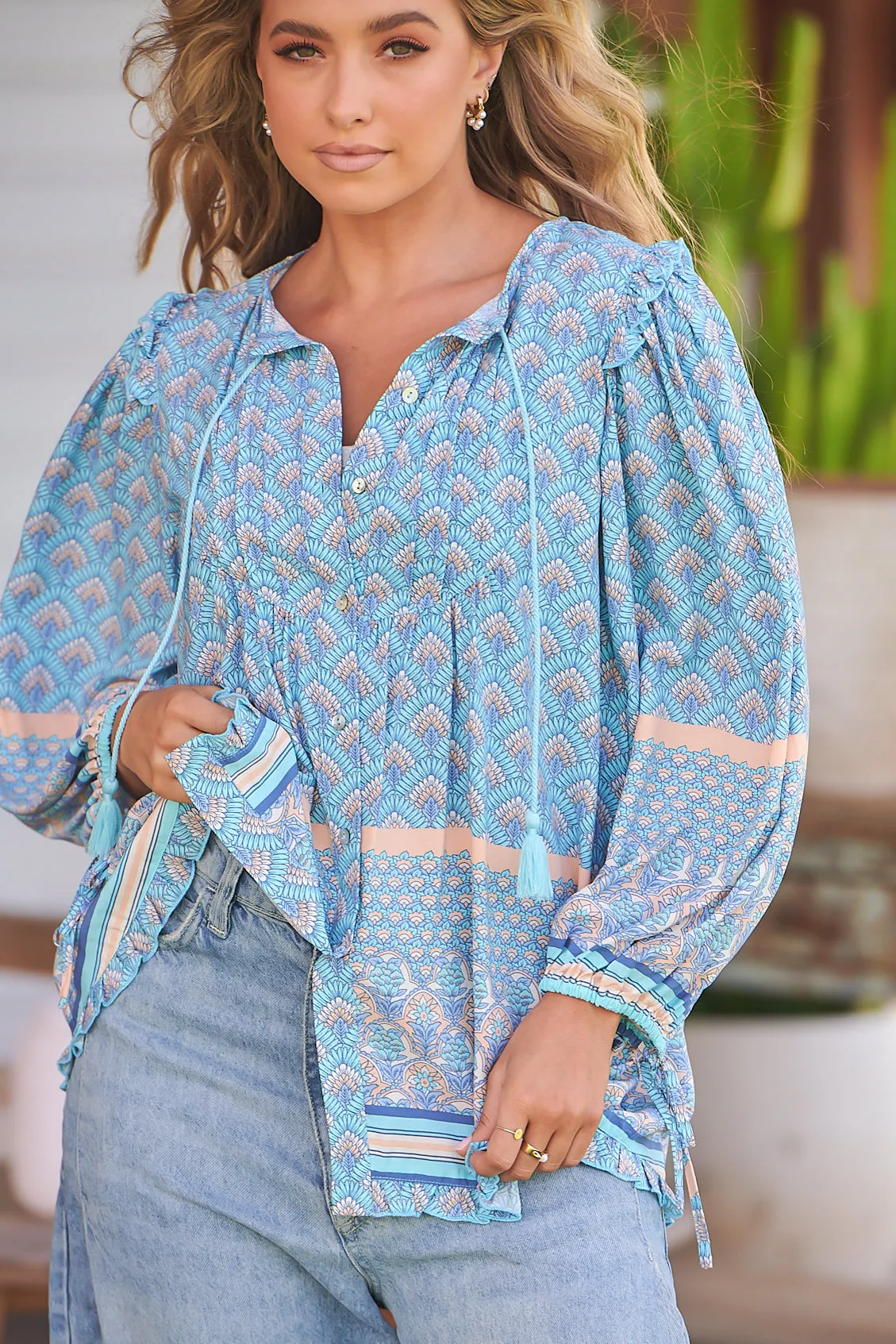 Aries - Sea Eden Blouse