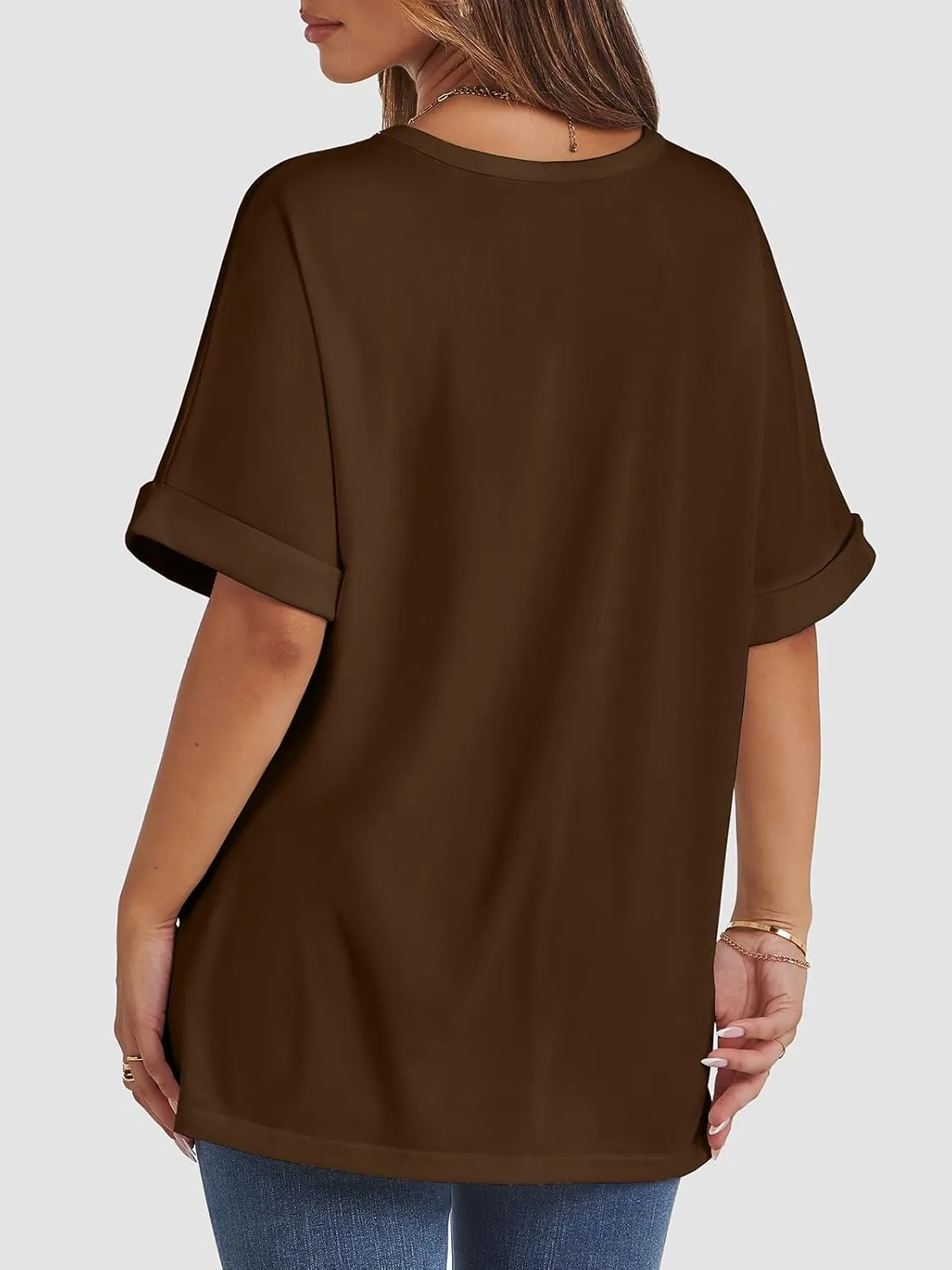 ATHMILE Womens Oversized T Shirts Summer Tops Spring Casual Loose Fit Workout Short Sleeve 2025 Beach Vacation