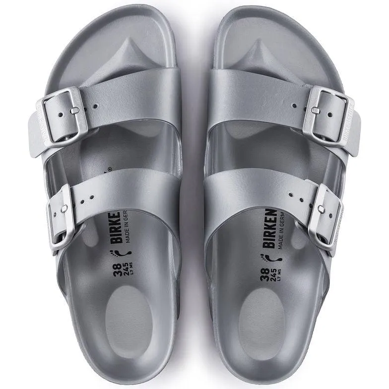 Birkenstock Arizona Essentials - Metallic Silver