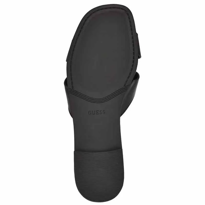 Black Slide Sandals
