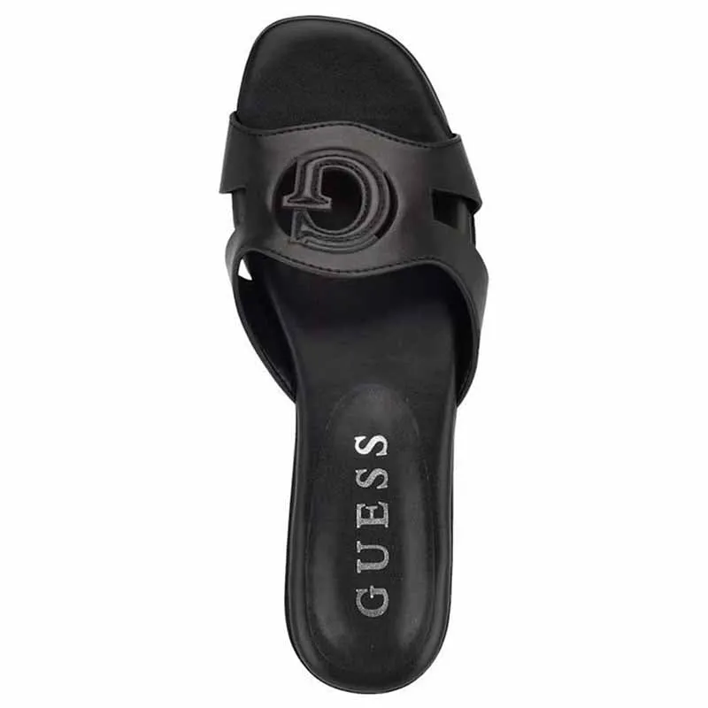 Black Slide Sandals