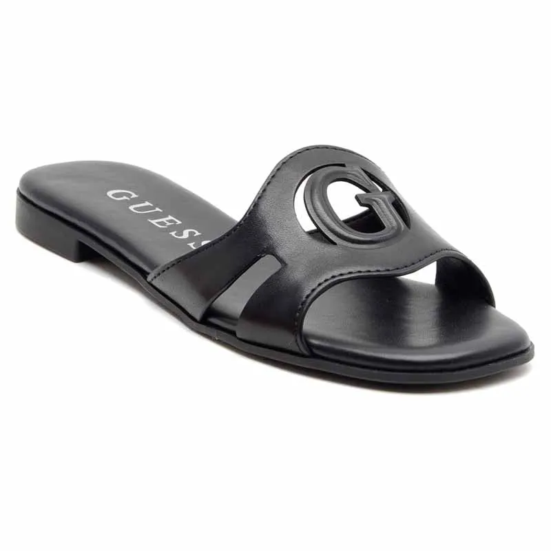 Black Slide Sandals