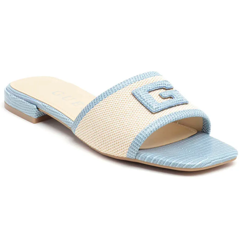 Blue Slide Sandals