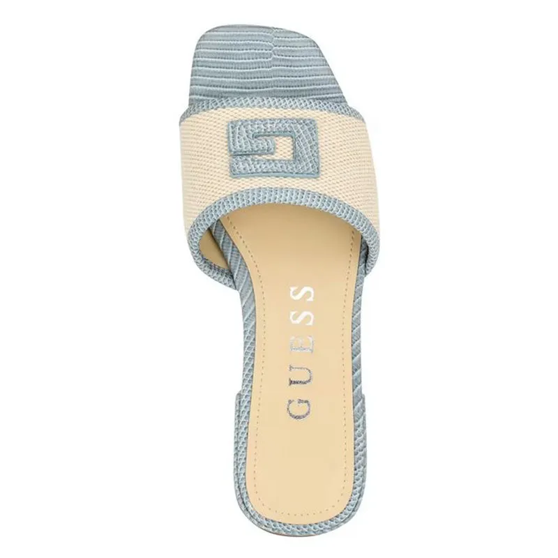 Blue Slide Sandals