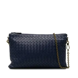 Bottega Veneta Intrecciato Chain Crossbody Bag (SHG-NxLoYv)