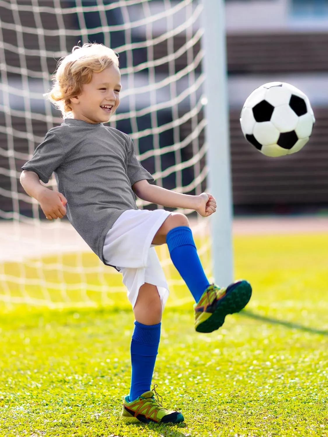 Boys Neon Shirts Dry Fit Athletic T Shirts UPF 50  Performance Cooling Shirt Short Sleeve Rash Guard Kids Top for Boys Girls