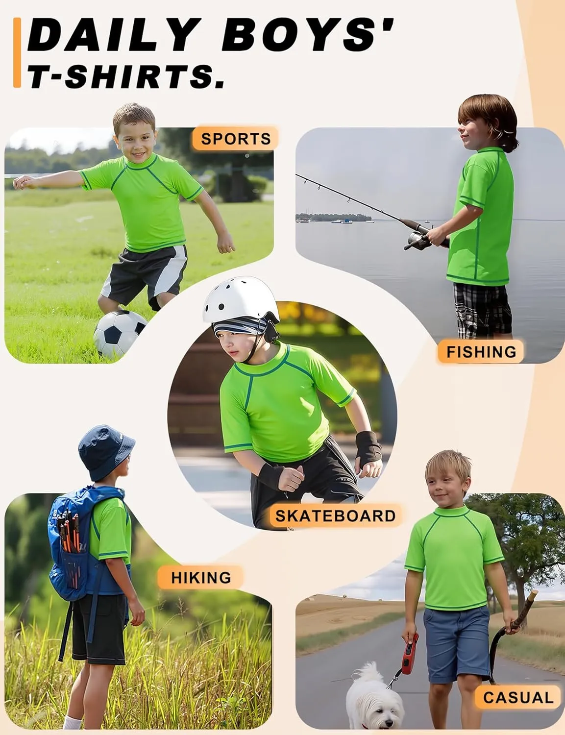 Boys Rash Guard Short Sleeve Swim Shirt UPF 50  Sun Protection Kids SPF Surfing Water Beach Swimwear Top Quick Dry
