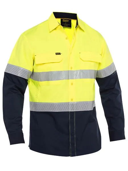 BS6491T Bisley X Airflow™ Hi vis Taped Stretch Ripstop Shirt