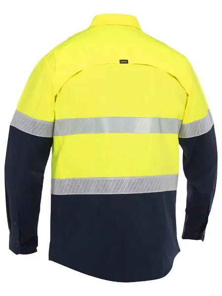 BS6491T Bisley X Airflow™ Hi vis Taped Stretch Ripstop Shirt
