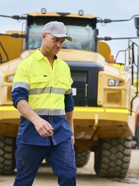 BS6491T Bisley X Airflow™ Hi vis Taped Stretch Ripstop Shirt