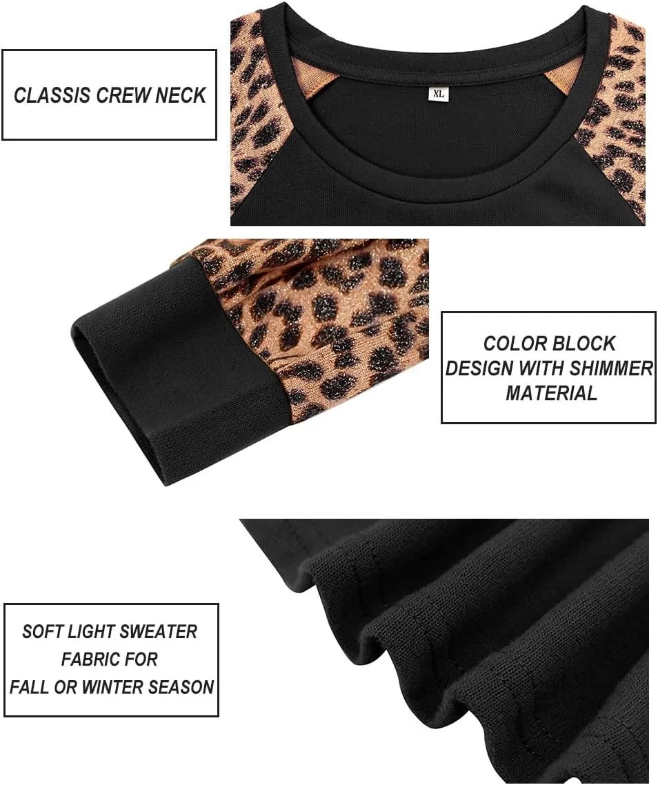 CARCOS Plus Size Tops for Women Long Sleeve Raglan V Neck T Shirts Tunic Fall Blouse Xl-5Xl 14W -28W