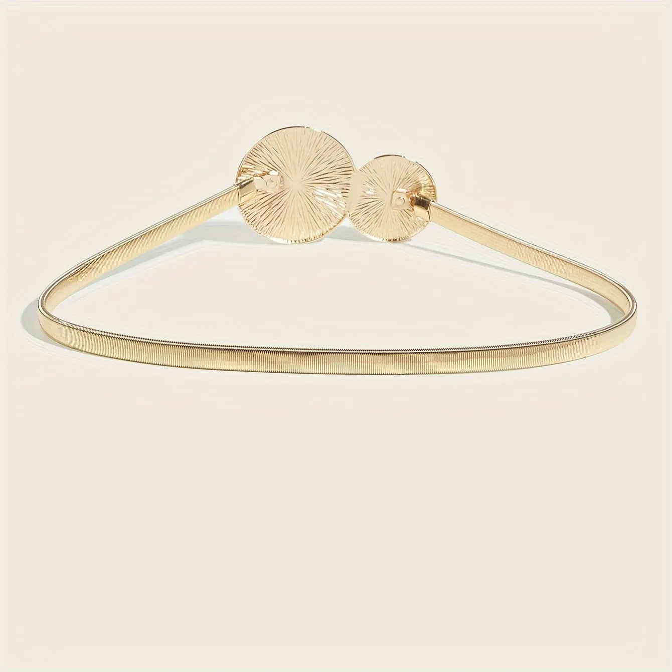Chic Golden Metal Belt Elegant Waist Chain for Women