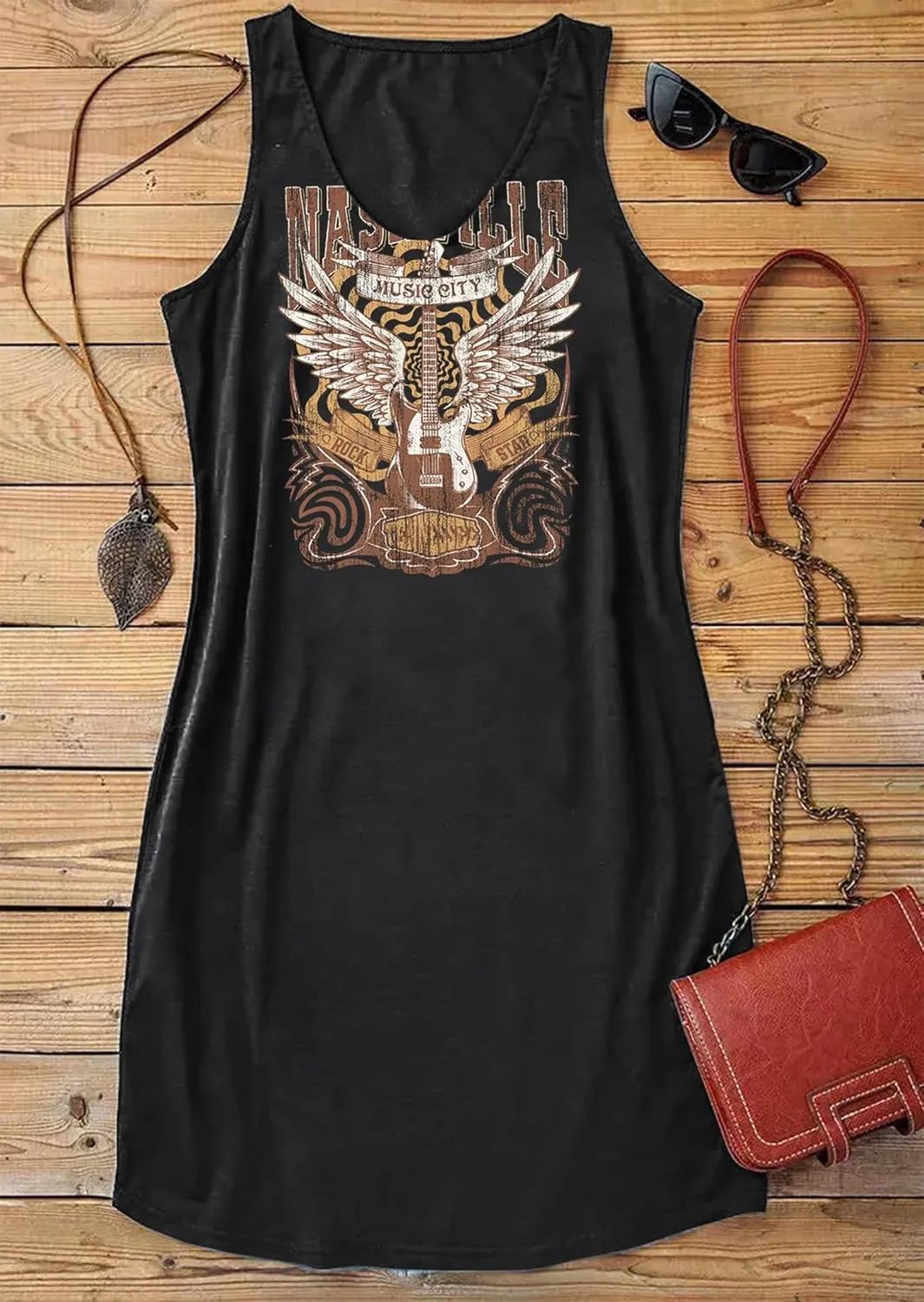 CHUNTIANRAN Mini Dress for Women Summer Beach Vacation T Shirts Sundress Sexy V Neck Sleeveless Tanks Dresses