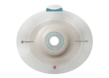 Coloplast 16488 Sensura Mio 2-Piece Flex Standard Wear Skin Barrier, Light Convex, Pre-Cut 35mm (1-3/8"), Flange Size 50mm (2")