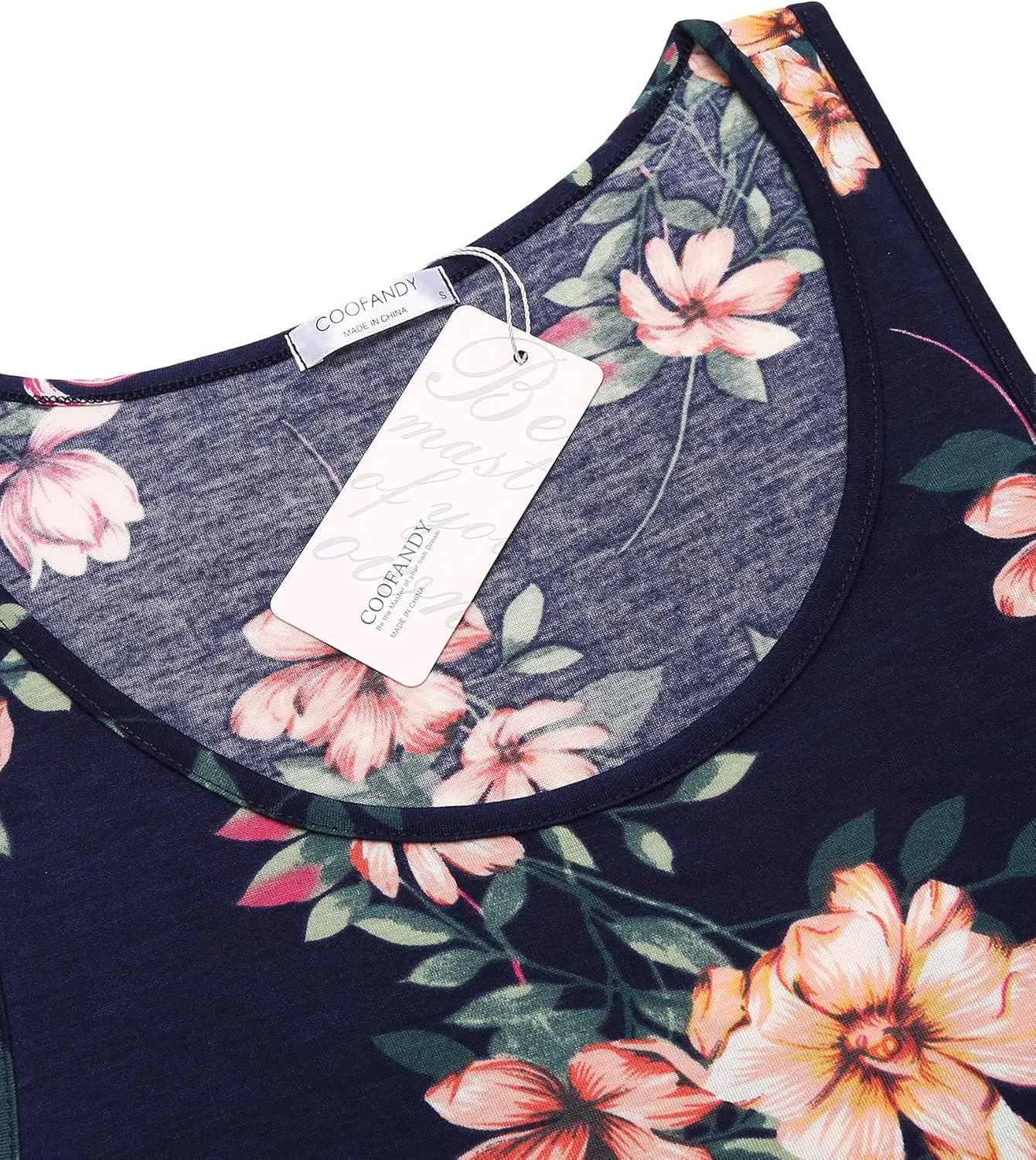 COOFANDY Men's Floral Tank Top Sleeveless Tees All Over Print Casual Sport T-Shirts Hawaii Beach Vacation