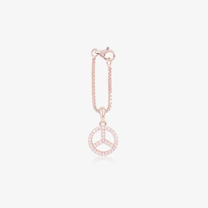 Crystle Peace Charm