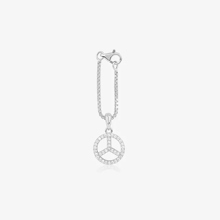 Crystle Peace Charm