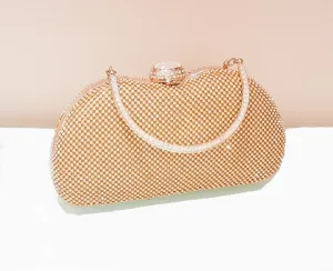 Dazziling Golden Night Clutch.