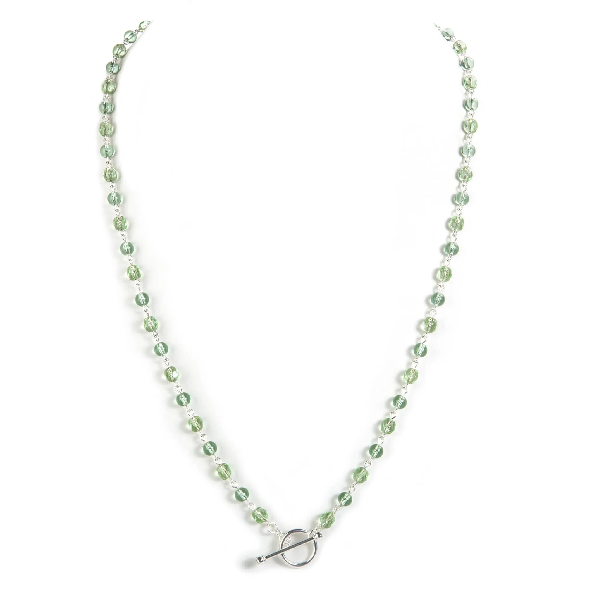 Delfina - 6mm Vintage Faceted Mint Green (Beads Only)