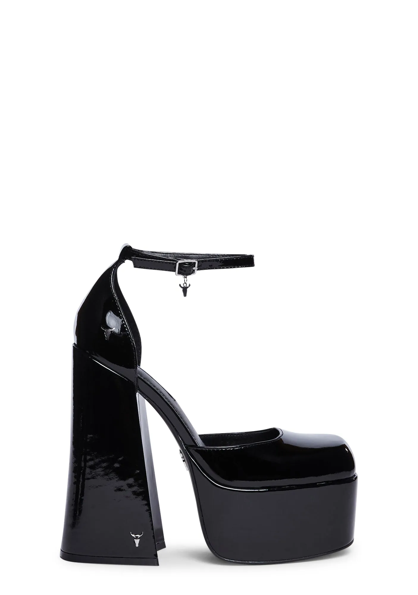 Diamonds Patent Leather Heels