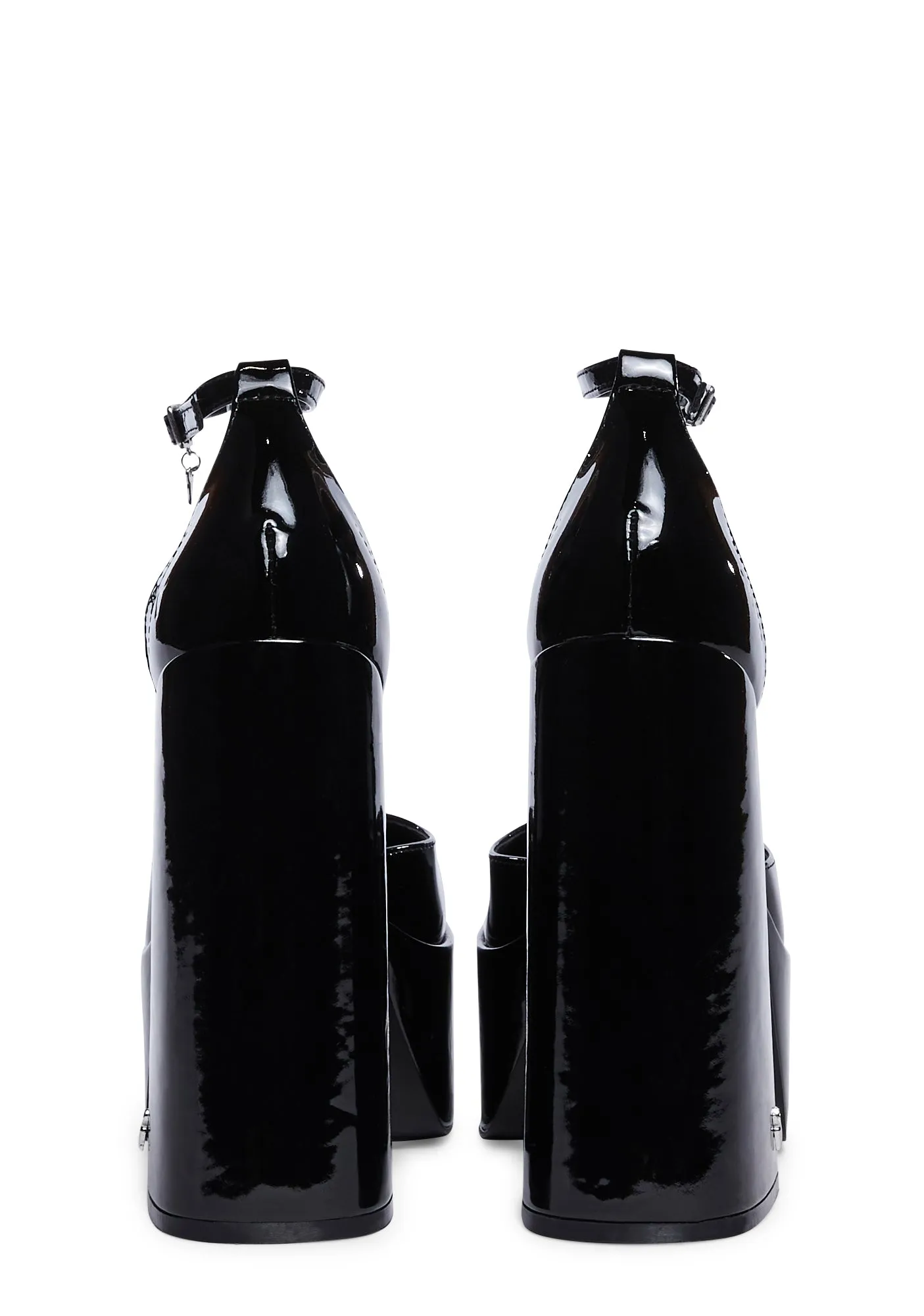Diamonds Patent Leather Heels