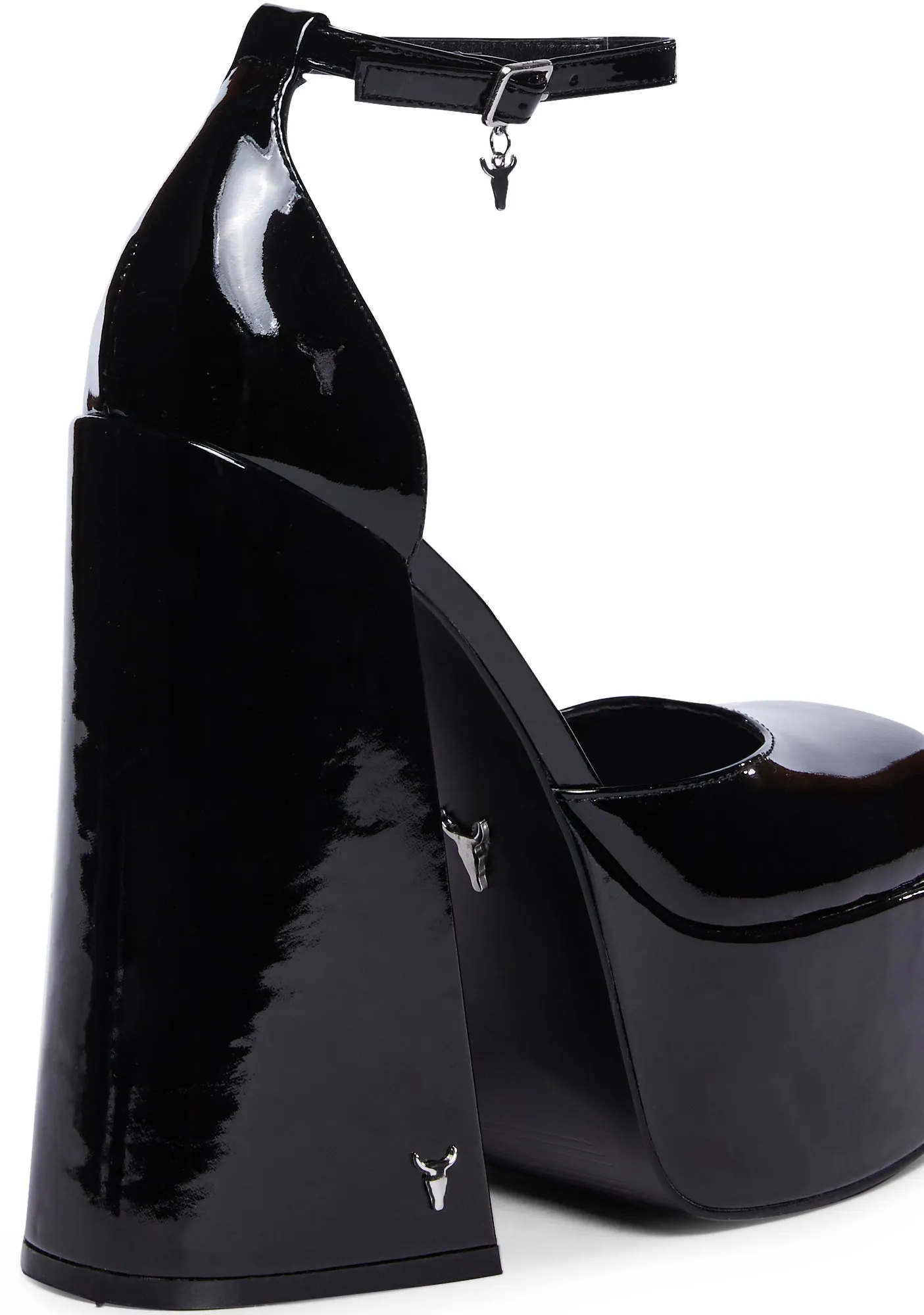 Diamonds Patent Leather Heels