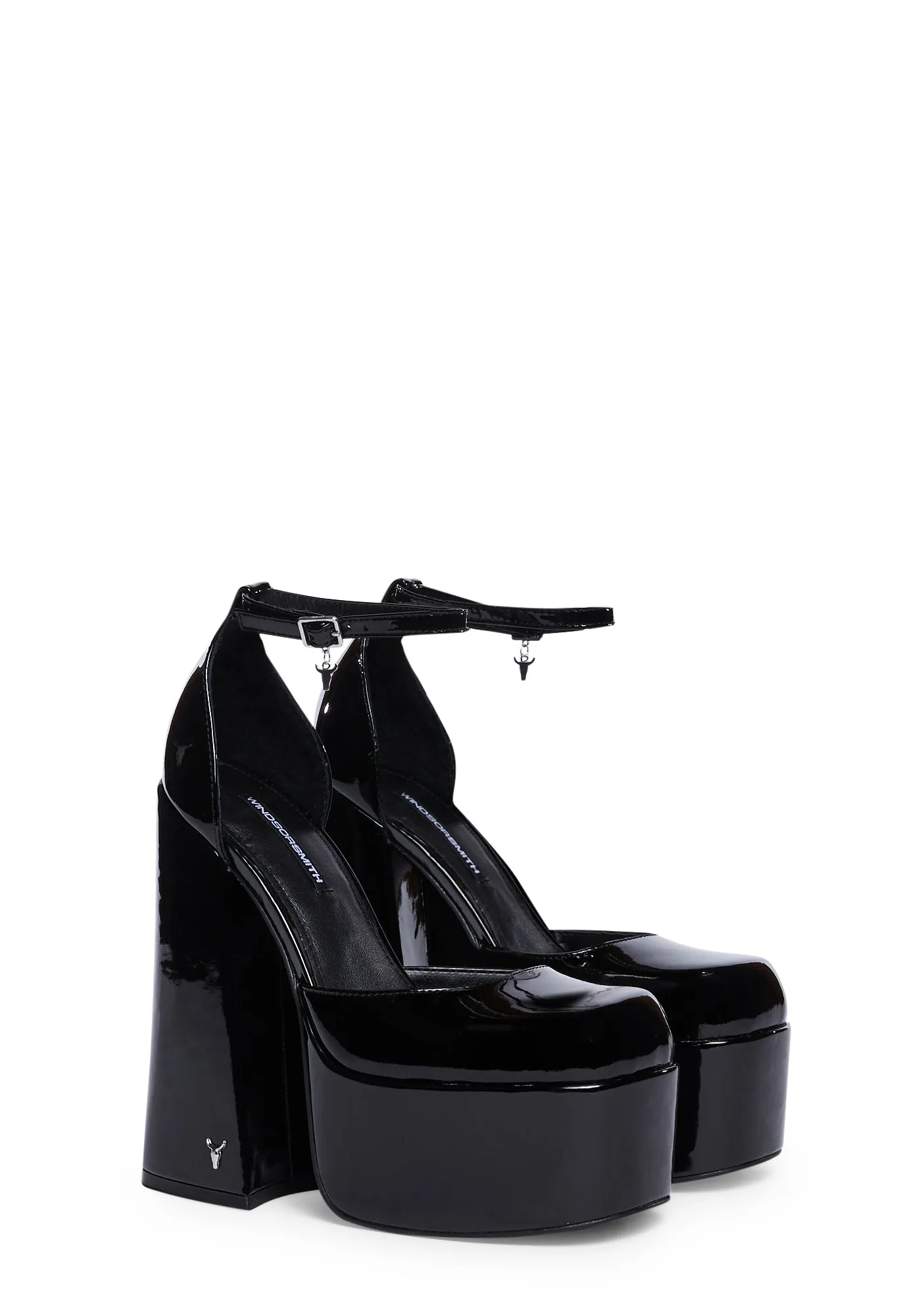 Diamonds Patent Leather Heels