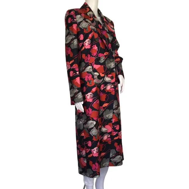 Diane Von Furstenberg Floating Florals Night Elegant Jacket