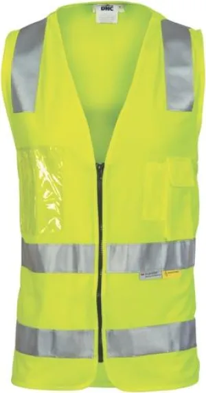 DNC 3807 hi vis safety vest day/night with tape
