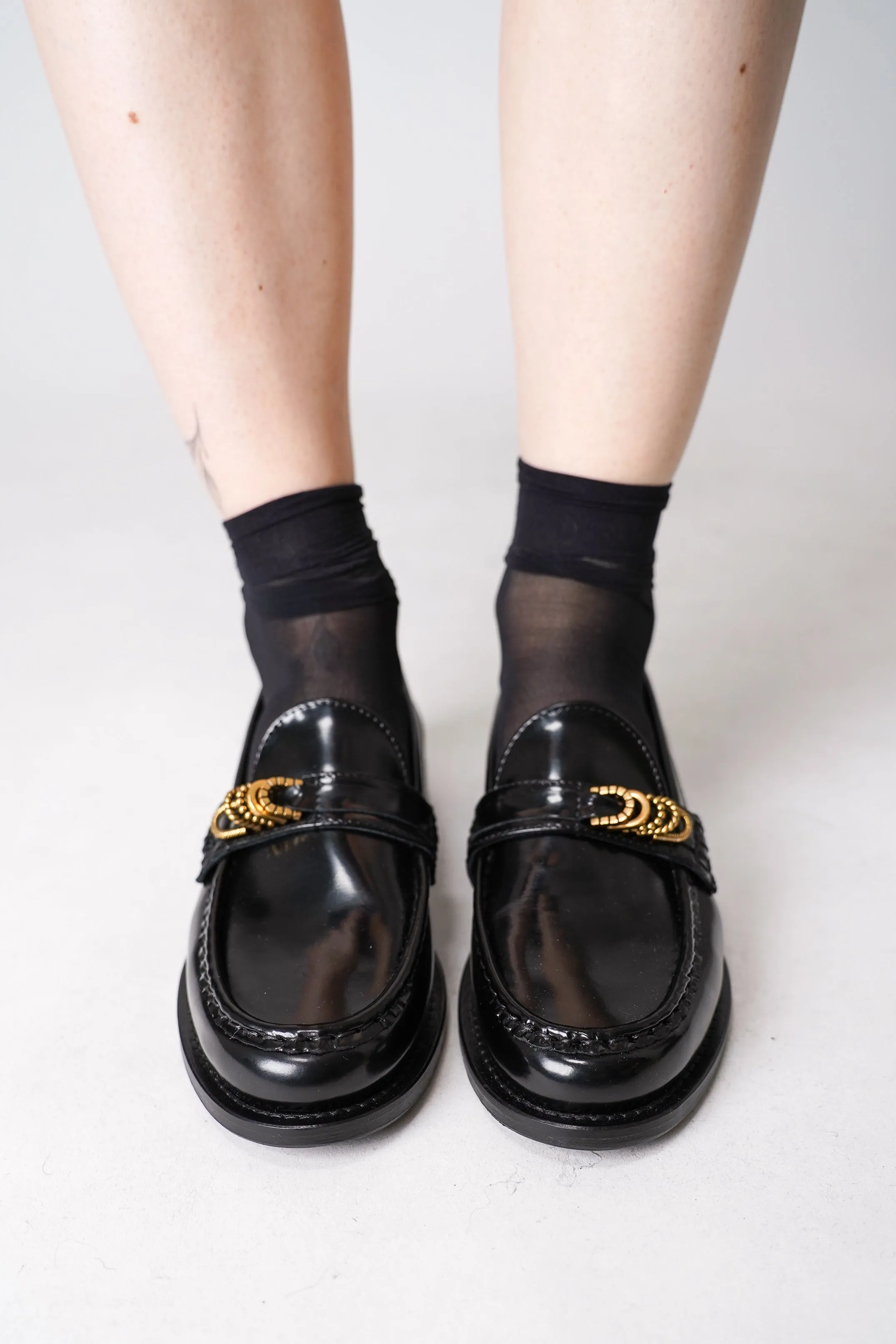 Dorothee Schumacher Loafers with Fanned D-ring Sash