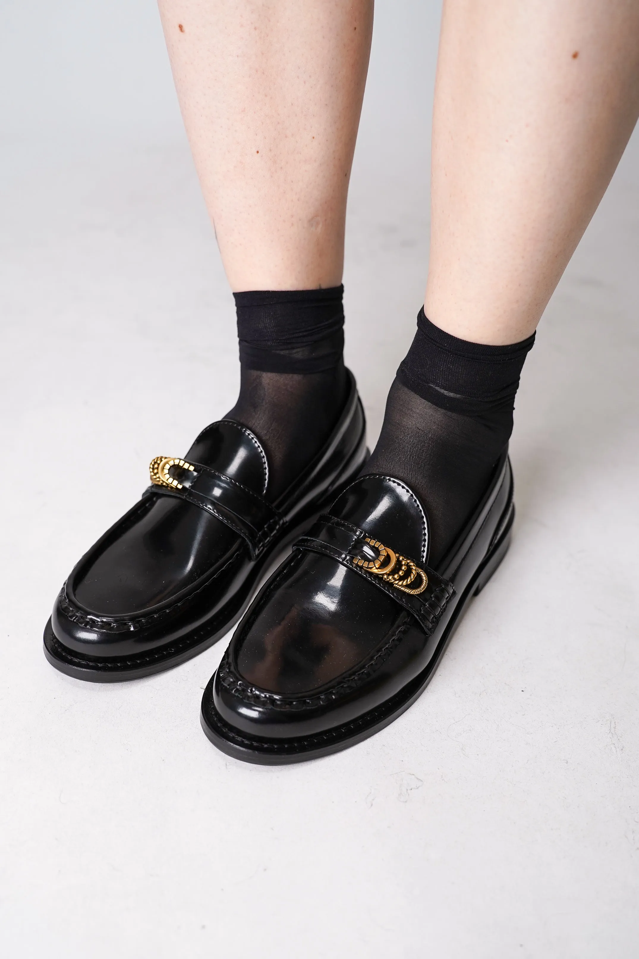 Dorothee Schumacher Loafers with Fanned D-ring Sash