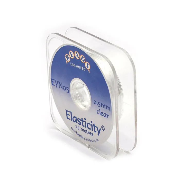 Elasticity Thin Clear 0.5mm-Reel of 25m