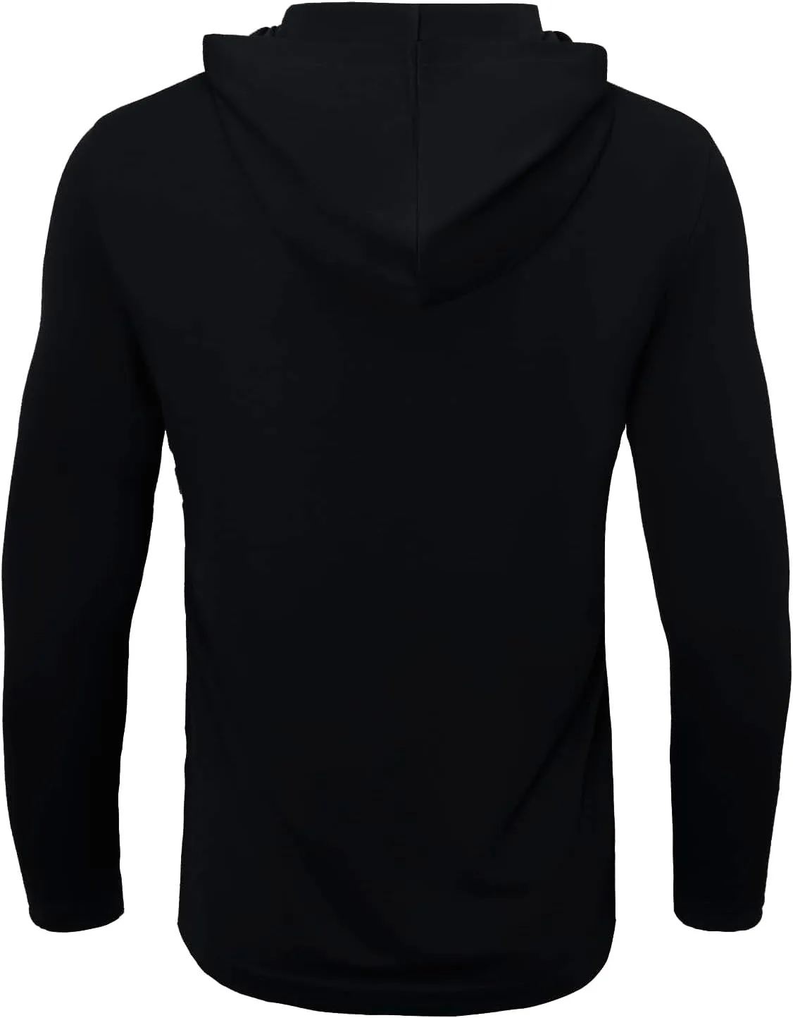 Facitisu Men Long Sleeve Tee Shirts with Hooded 5 Pack Athletic Pullover Dry Fit Sweatshirts Gym Hoodies
