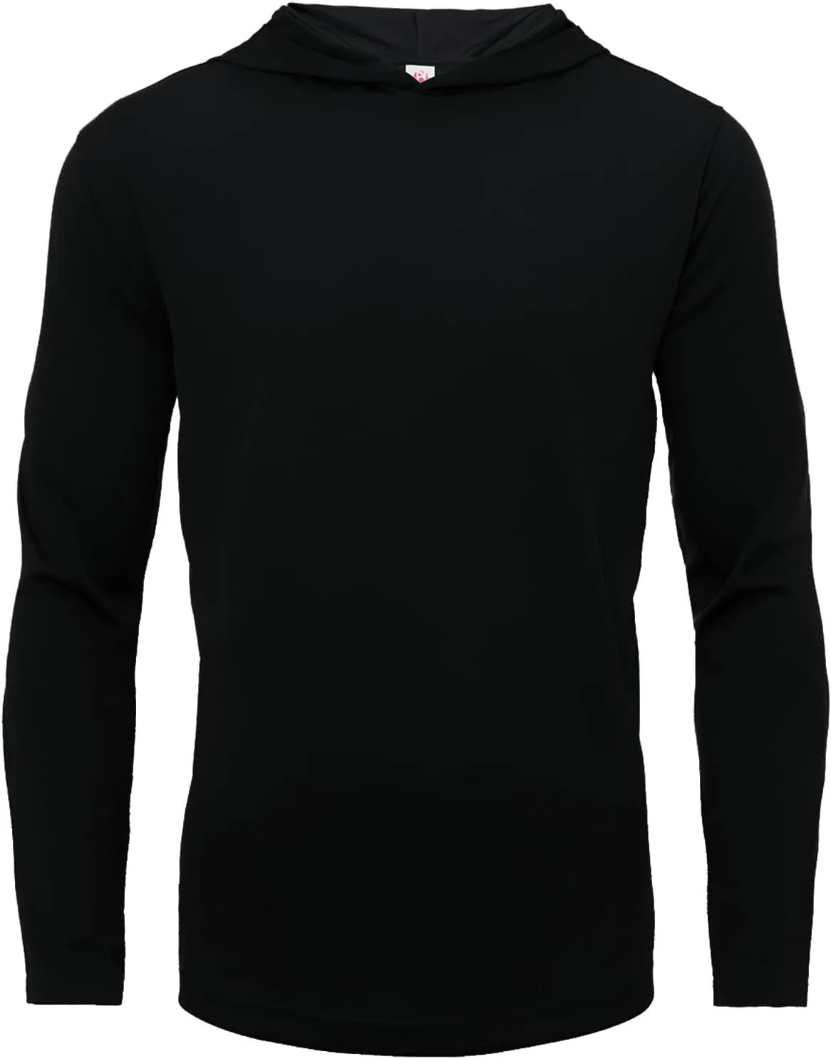 Facitisu Men Long Sleeve Tee Shirts with Hooded 5 Pack Athletic Pullover Dry Fit Sweatshirts Gym Hoodies