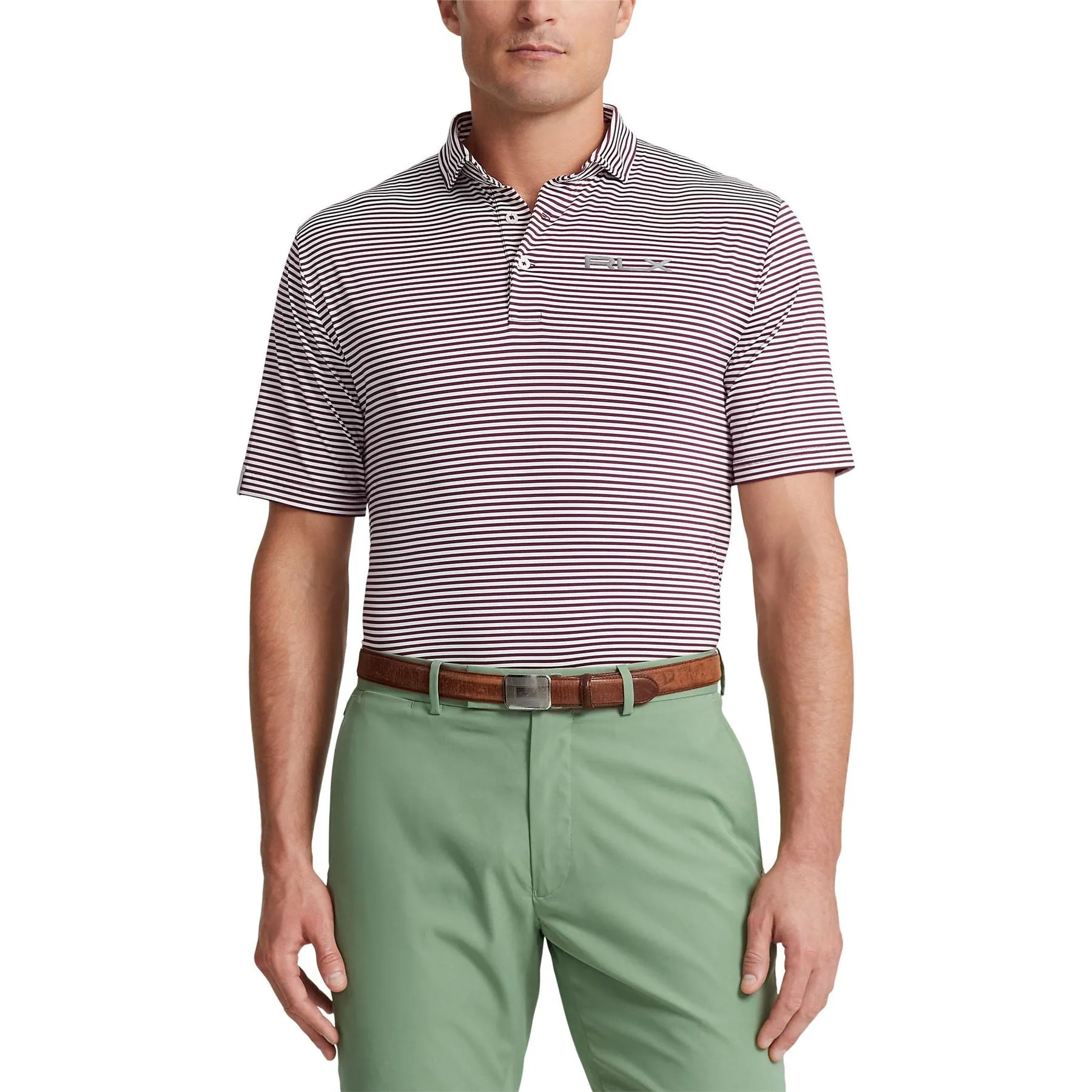 Featherweight Airflow Stripe Jersey Harvard Wine/Ceramic White - AW23